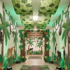 Moukeren 3 Pcs 36 ft Rainforest Palm Leaves Decorations for