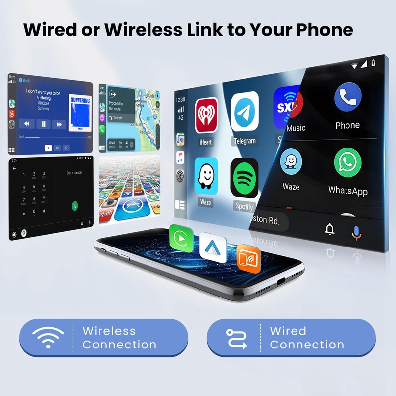 Hikity Android Car Stereo for VW Seat Passat Golf Tiguan