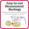 Good Cook 2-Cup Clear Measuring Cup with Measurements, Plastic