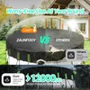 18 Ft Round Pool Cover with Reflective Strips Quick Tightening
