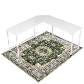 Office Chair Mat for Hardwood Floor & Tile Floor,48"X 60" Heavy Duty Desk Chair Mat for Hard Floors, Under Desk Rug for Rolling Computer Chair,Anti Slip,Low Pile Carpet Floor Protector-Green