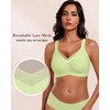 HORISUN Wireless Bras for Women Comfortable Supportive Crossover Mesh Bras