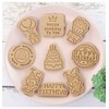 Eidoct 8PCS Cookie Cutters Shapes Baking Set Moulds Cookie Cutters
