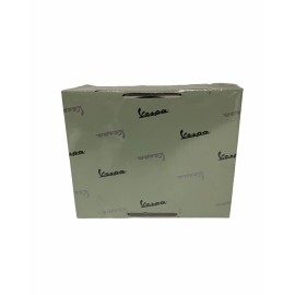 Vespa New Vespa Servizio Blue Wall Clock / Fridge / Desk Retro Look Collectible 4 1/4”