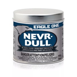 Eagle One Wadding Polish White Never Dull Wadding Polish Cleans Polishes Metals 5 oz USA.
