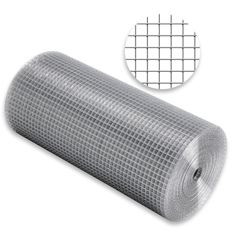 1/2x24inx50ft Hardware Cloth 19Gauge Galvanized Welded Wire Mesh Roll Fences