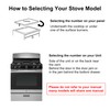 FanXm compatible with GE 36 inch Gas Range Protectors -