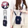 Snoopy SPMS-085 Women's Shoulder Bag 0428 Navy, navy (SPMS-085)