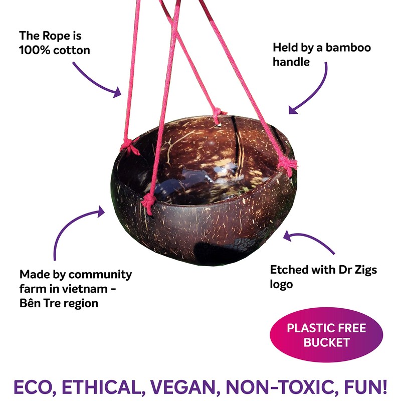 Dr Zigs Giant Bubbles Wands & Accessories (Coconut Bucket)