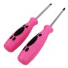 Generic 2 Pc Ladies Pink Screwdriver Set - Flat &