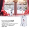 4.7inch Christmas Snowman Scene Hanging Lanterns Battery Operated Lighted Lamp