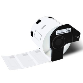 USUPERINK (20 Roll/ 800 Labels per Roll) Small Address Label Compatible for Brother DK1209 DK-1209 1-1/7" x 2-3/7" (29mm x 62mm) Die-Cut White Paper Shipping Barcodes Direct Thermal Labels with Frame