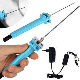 10 cm Electric Foam Cutter, Electric Hot Wire Cutter, Nizirioo Foam Cutter, Electric Cutting Pen, 100-240V, 18W, Heat Cutting Engraving Pen for Cutting Edges, EU Plug