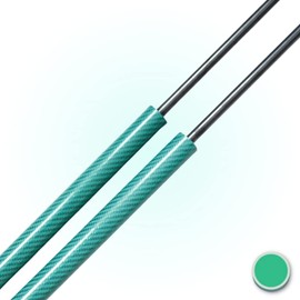 Jingling Hood Struts for Fiesta MK8 2017-2023 Bonnet Gas Damper Lifting Supports Modify No Drilling Two Year Warranty (Green Carbon Fibre)