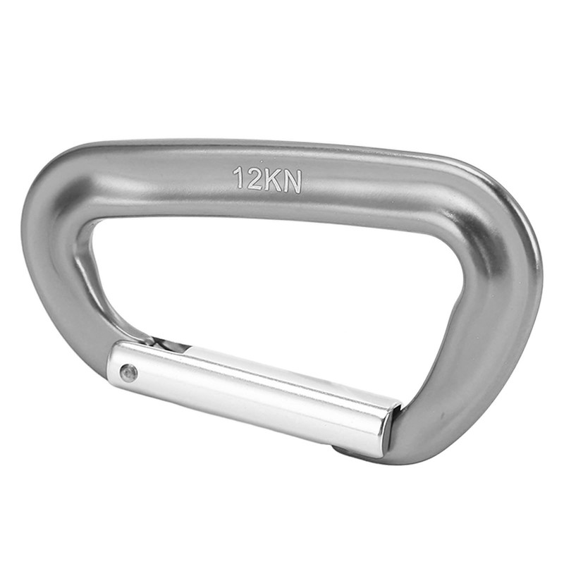 5Pcs Aluminum Alloy Climbing Carabiners 12KN (2697 Lbs) Heavy Duty