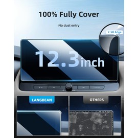 LANGBEAN Altima Screen Protector for 2025-2023 Nissan Altima SL & Rogue SL/Platinum 12.3 Inch Touchscreen, HD Clear, High Sensitivity, 9H Tempered Glass Car Navigation Screen Protector