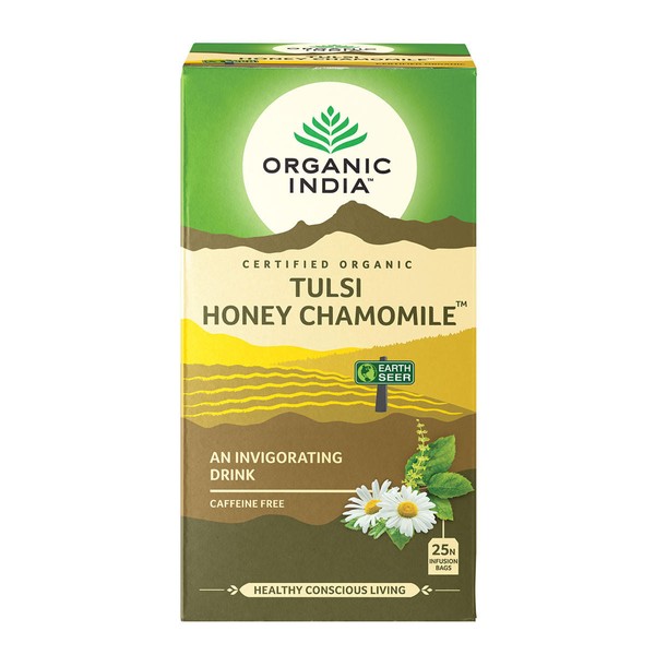 Organic India Tulsi Honey Chamomile Tea - 25 infusion bags