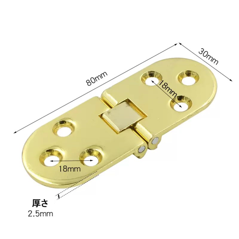 Hinges, Table Hinges, Door Hinges, 6 Pieces, Folding Hinges, 180