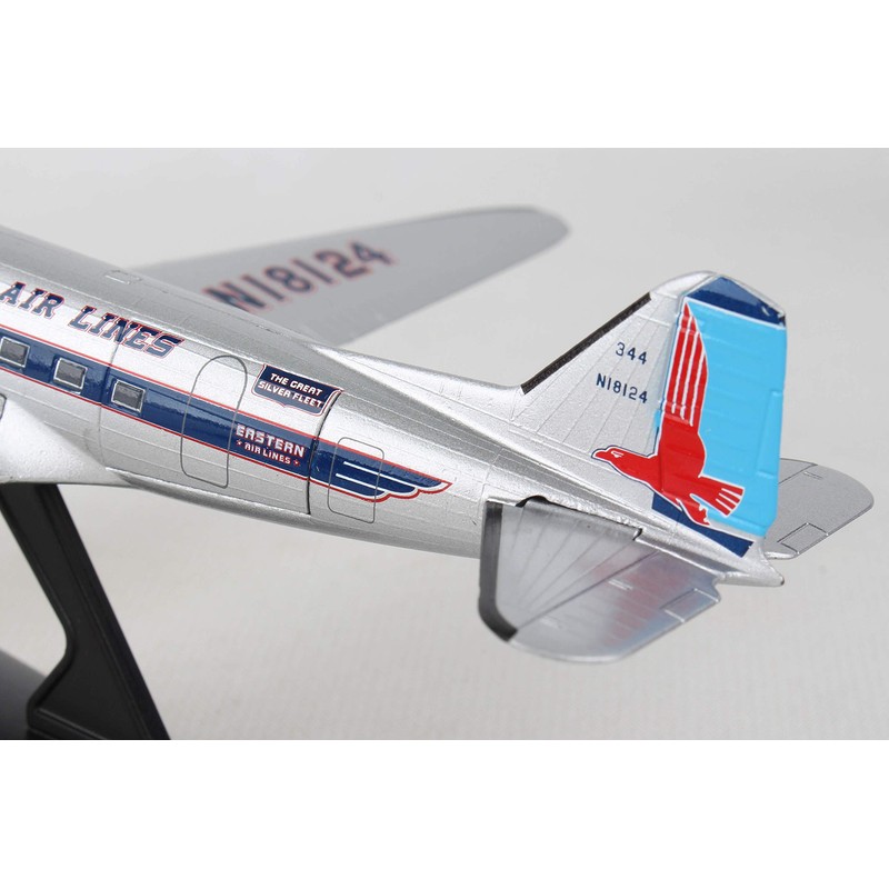 Daron Postage Stamp Eastern DC-3 1/144, Metal, Silver