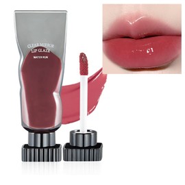 Lipgloss, Langlebige Feuchtigkeitsspende Lip Gloss Spiegelfinish Flüssigkeit Lippenstift, Glatter Und Feuchtiger Antihaftbecher Lippgloss Für Mädchen Make Up (03 Bean Paste, 5 ml)