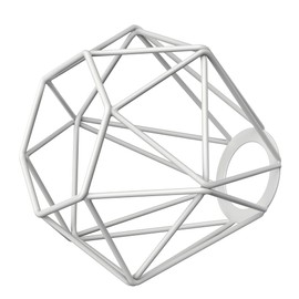 ledscom.de Cage Lampshade, White, Diameter 160 mm