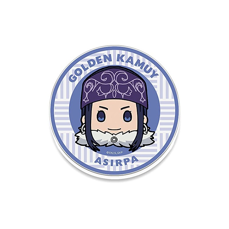 Azu Maker Golden Kamui Churu Chara Acrylic Coaster B [Ashi]