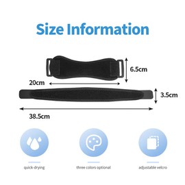 YAPKOLV 2x Kniebandage Patellasehnen-Kniebandage zur Entlastung, Führung & Stabilisierung der Patellasehne, Kniestütze, Kniescheiben-Kniebandage, Verstellbares Band