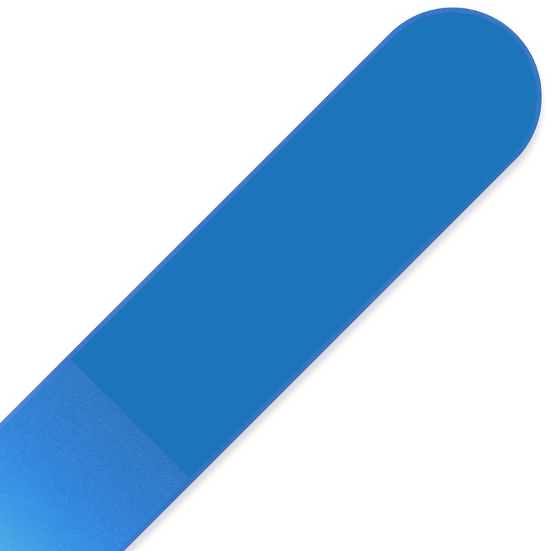 Mont Bleu Coloured Large Glass Nail File in Black Velvet