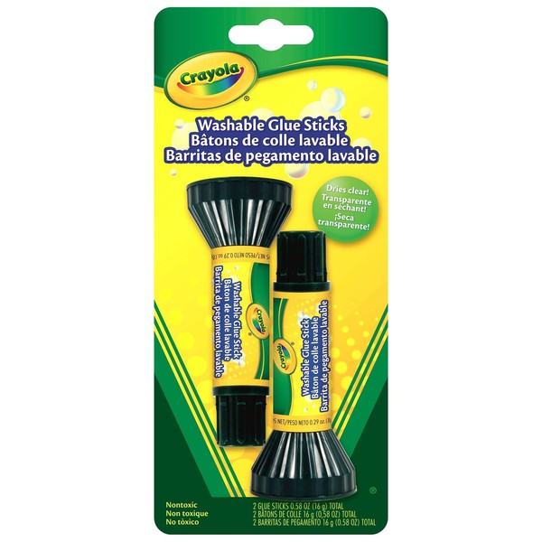 Crayola 2 Washable Glue Sticks