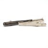 Swank T0140 Baseball Bat Tie Bar (Black with Ball), Brass,