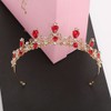 YOVEKAT Rhinestone Princess Tiara Headband Bridal Wedding Party Crown Headband