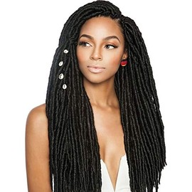(6 PACK) Afri Naptural Caribbean Crochet Braid - LOC101 MOJO LOCS 18" (T1B/30)