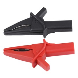 Watris Veiyi Pack of 2 Alligator Clips, Fully Insulated Alligator Clips, Large Alligator Clips, Replacement for DSO3064 HT18A