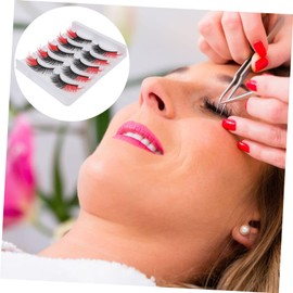 Beavorty 15pairs Colored Faux Eyelashes with Box Natural Look Half Eye Lashes for Daily Wear Reusable and Comfortable for Glamorous Makeup