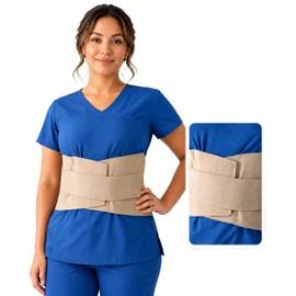 Faja Sacrolumbar Lumbosacra Elástica MH-316, Soporte Lumbar Terapéutico, Beige, Alivia Dolor y Mejora Postura, VARIEDAD DE TALLAS, ALIVIO A DOLOR...  