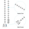 PATIKIL 1M 3.3ft Ceiling Fan Pull Chain, 4 Pcs Beaded