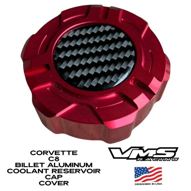 VMS ENGINE RADIATOR COOLANT CAP COVER FOR 20-25 CORVETTE C8