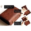 IrideScent PUEBLO Men's Bi-fold Wallet, Box-shaped Coin Purse, Italian Leather,