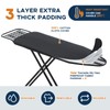 Ironing Board Full Size, RAINHOL 54"x13" Heavy Duty Compact Iron