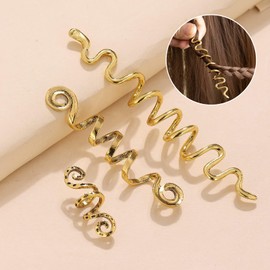 FloralGrace 26 Piece Hair Jewellery Set With Gold Coloured Hair Rings, Versatile Dreadlocks Jewellery For Women, Perfect For Parties And Events