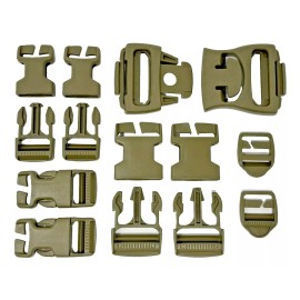 USGI ITW Nexus Replacement Buckle Set Tan "NEW"