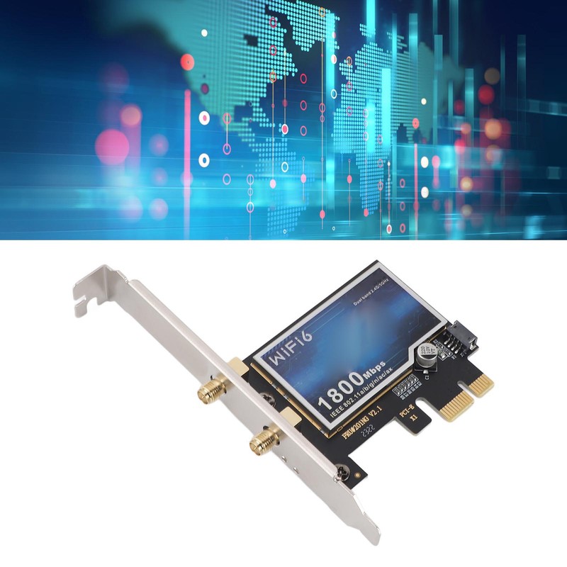 PCIE Wireless Network Card Desktop Dual Band Gigabit Network Card