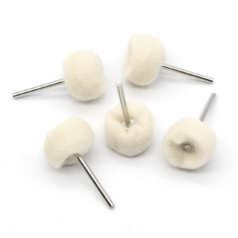 KiKiHong 25 Pieces Cotton Buffing Wheel, Soft Polishing Wheel for