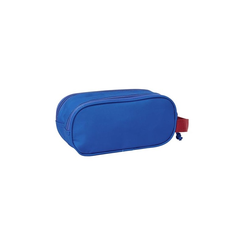 Safta F.C. Barcelona 3D Double Pencil Case for Children, Ideal