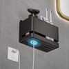 YESENT Aluminum Electric Toothbrush Holder - Bathroom Wall Mounted Toothbrush