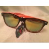 Kids UV 400 Neon Bright Orange And Black Polarized Sunglasses
