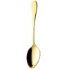 Takakuwa Metal Standard Dessert Spoon, Matte Gold, Size: Approx. 7.1