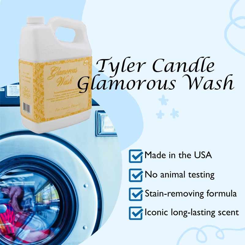 Tyler Glamorous Wash Diva Fine Laundry Detergent with a Lumintrail