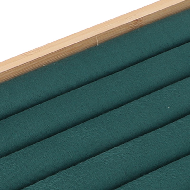 Rings Tray 7 Rows Stackable Protective Scratch Proof Lining Drawer