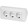 3-Way Power Strip C1 Series Matte White